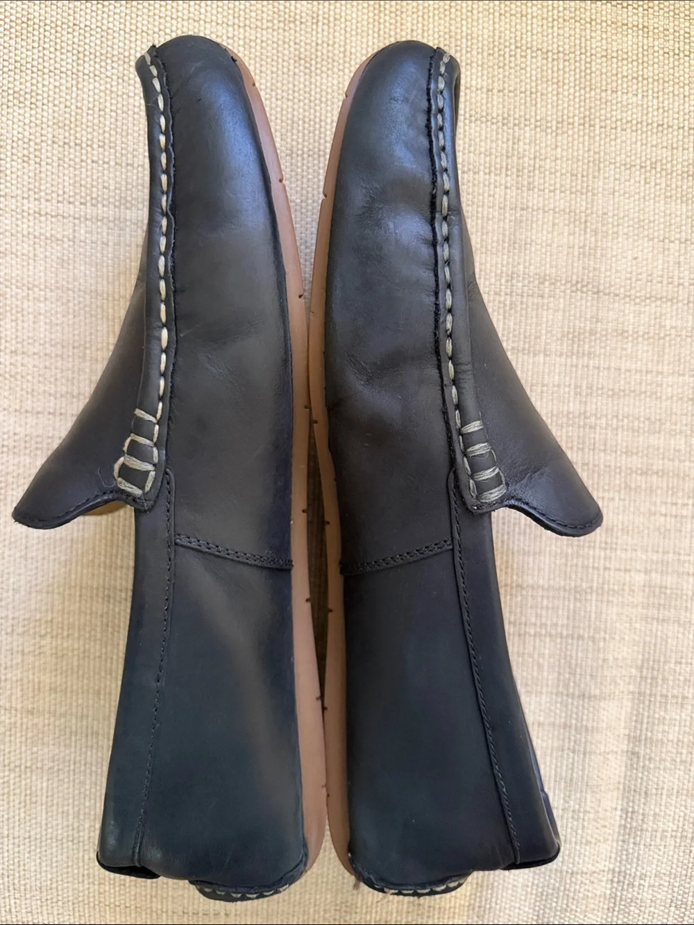 Cole Haan Men’s Leather Driving Moccasins Loafers Black Size 10.5